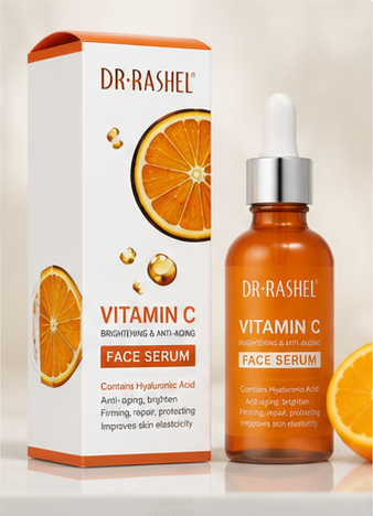 Dr. Rashel Vitamin C Face Serum | Brightens, Hydrates & Reduces Dark Spots – 50ml ✨