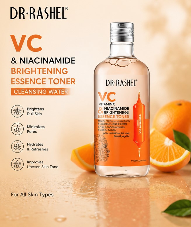 Vitamin C & Niacinamide Brightening Essence Toner – Hydration & Pore Care
