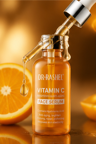 Dr. Rashel Vitamin C Face Serum | Brightens, Hydrates & Reduces Dark Spots – 50ml ✨