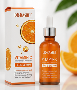 Dr. Rashel Vitamin C Face Serum | Brightens, Hydrates & Reduces Dark Spots – 50ml ✨